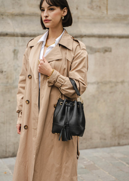 Sac sceau ADAM noir - Voguette Paris