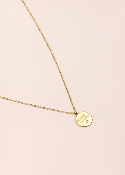 Collier MAMAN JE T'AIME - Voguette Paris