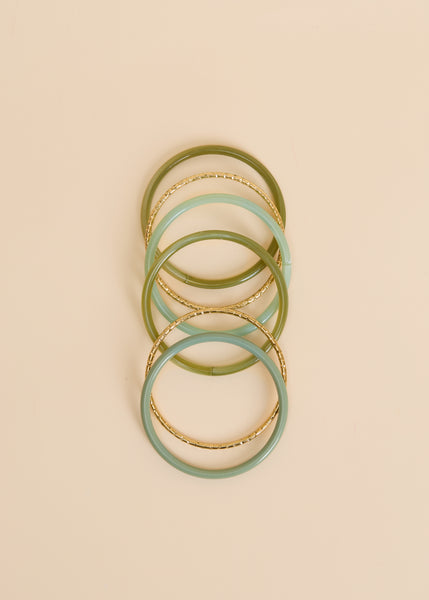Joncs CALISTA Vert - Lot de 6