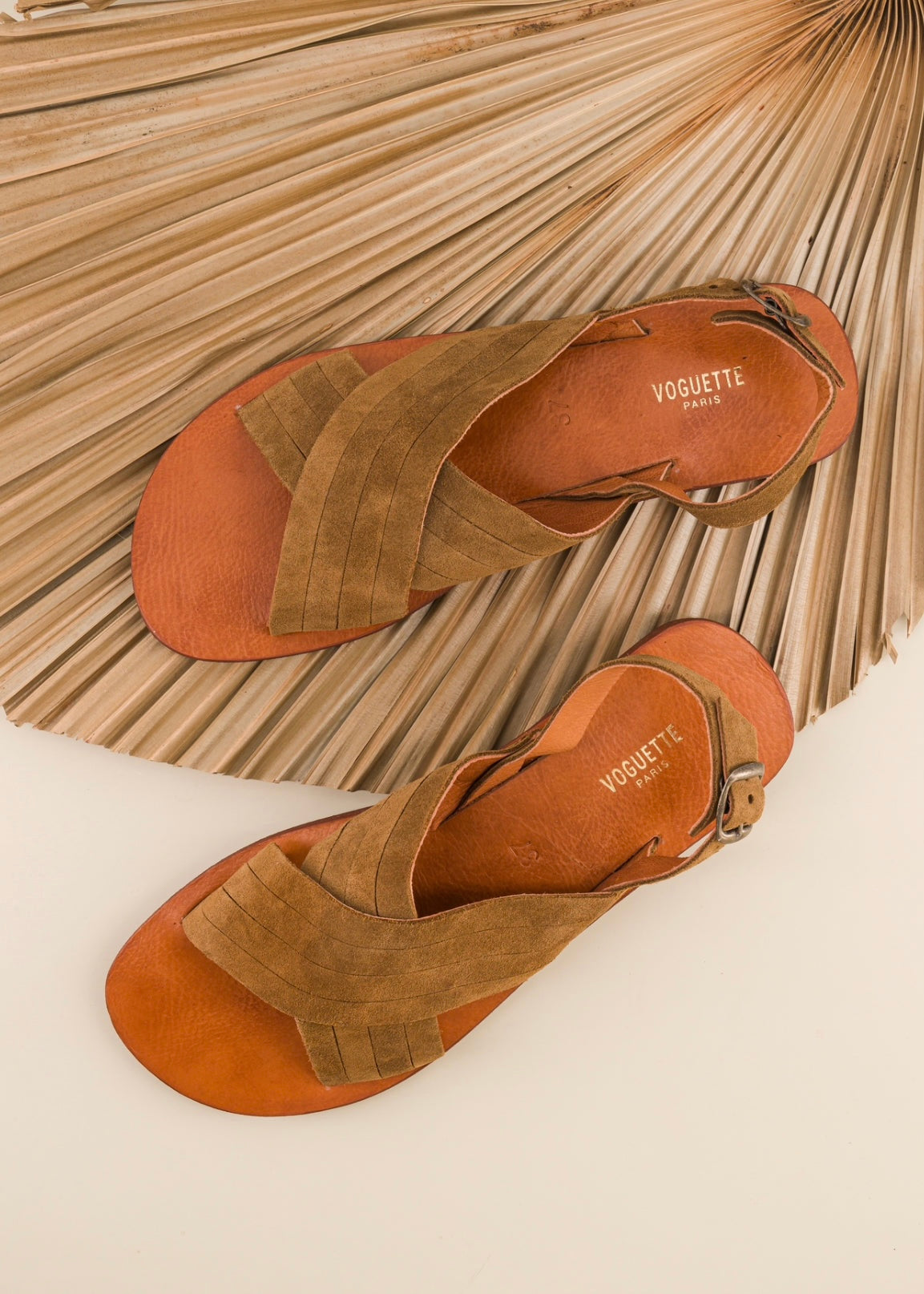 SANDALES JESSE BRUN TOBACCO