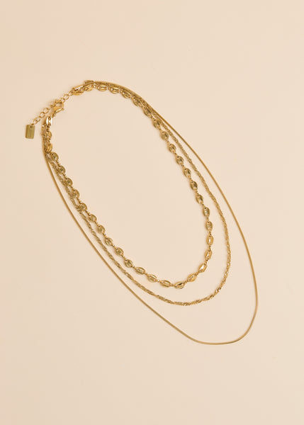 Collier triple rangs TARA