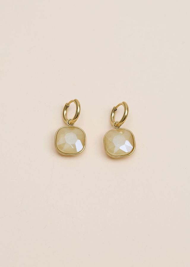 Boucles d’oreilles EVA jaune