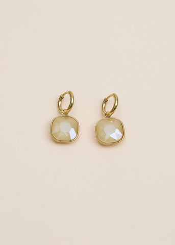 Boucles d’oreilles EVA jaune