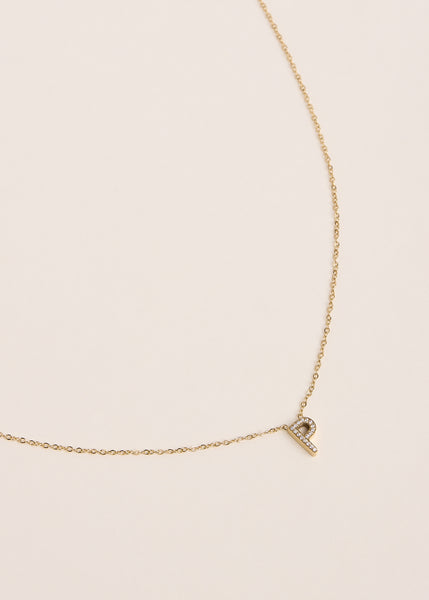 Collier lettre P