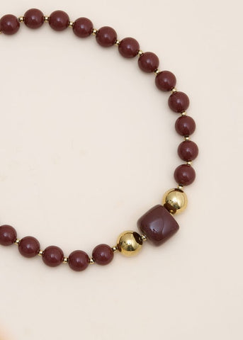 Collier ANDREA BORDEAUX