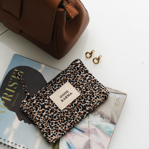 Pochette GOOD KARMA léopard