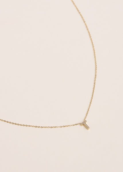 Collier lettre T