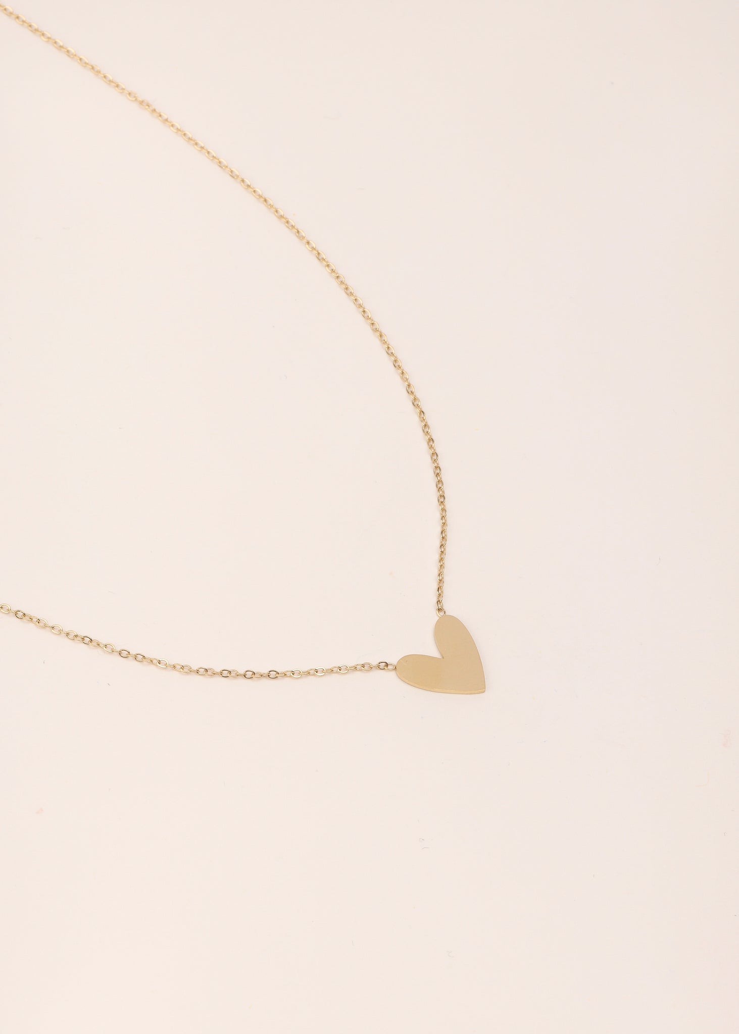 Collier COEUR Doré - Voguette Paris