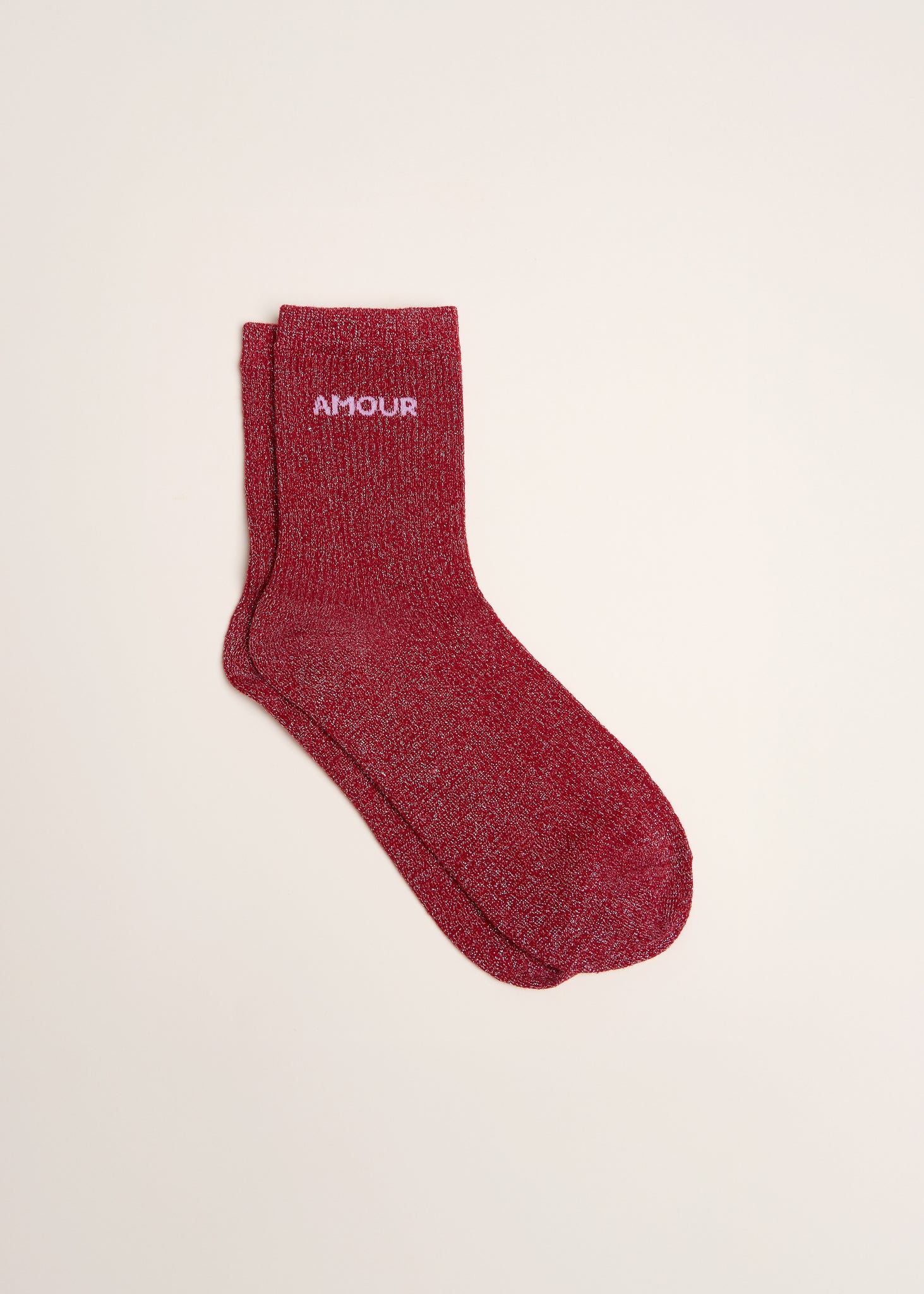 Chaussettes AMOUR BORDEAUX