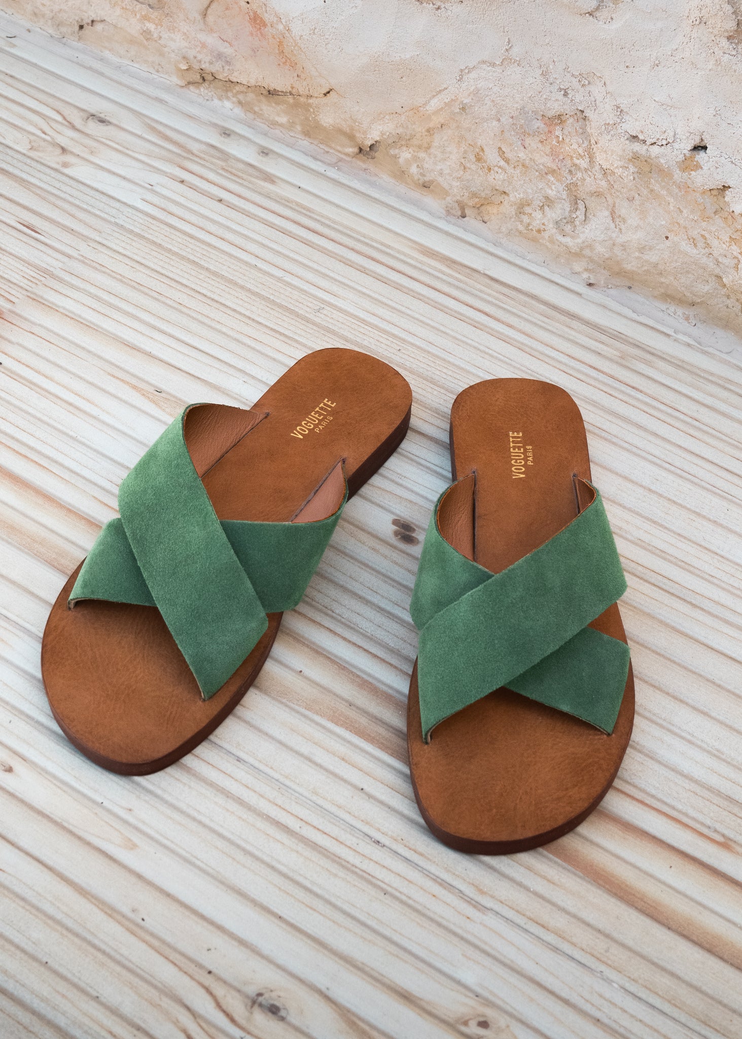 SANDALES JULIAN VERT AGAVE