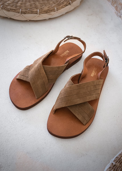 SANDALES JESSE BRUN TOBACCO