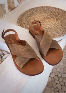 SANDALES JESSE BRUN TOBACCO