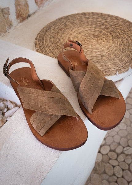 SANDALES JESSE BRUN TOBACCO