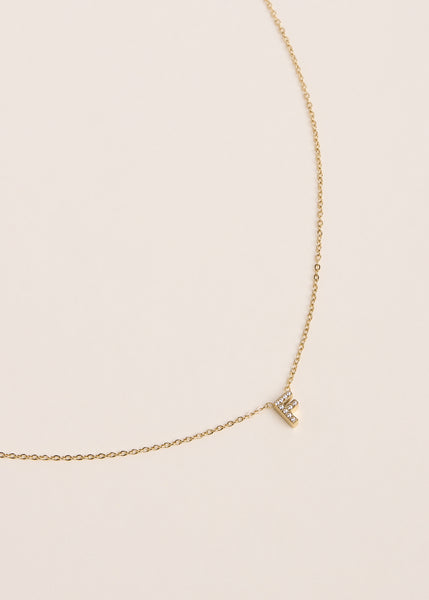 Collier lettre F