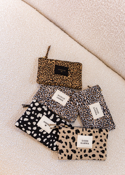 Pochette MAMAN CHÉRIE léopard - Voguette Paris