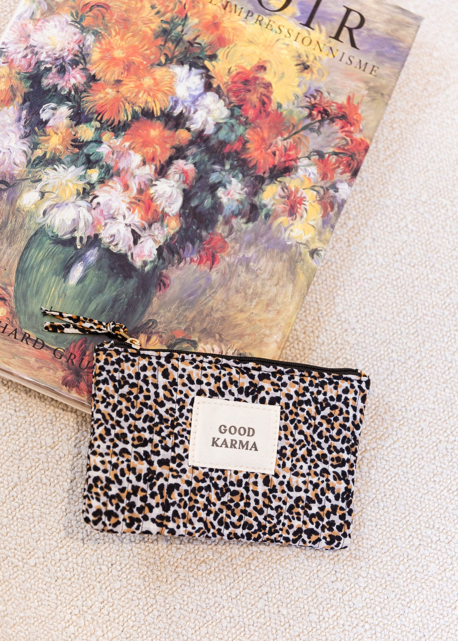 Pochette GOOD KARMA léopard