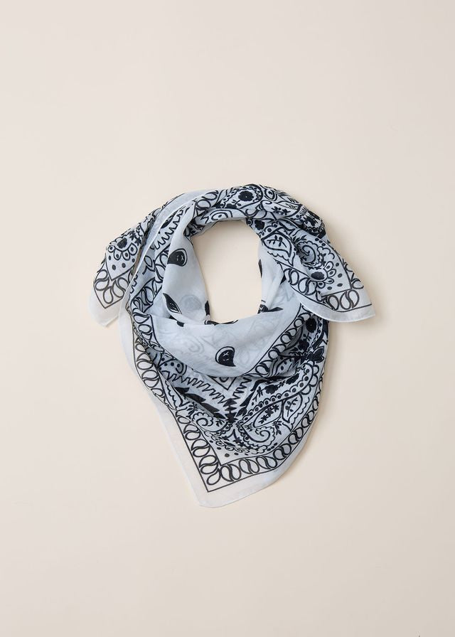 Mini bandana blanc