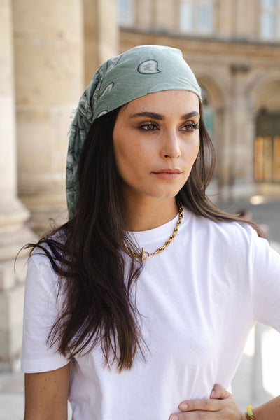 BANDANA MAXI BLEU JADE
