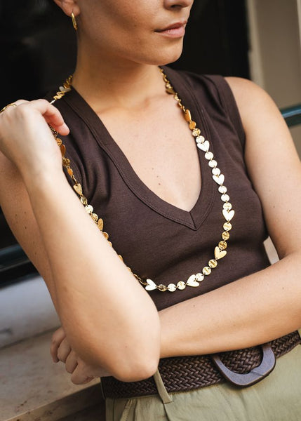 Collier sautoir AMOR