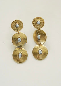 Boucles d'oreilles ELIO gris