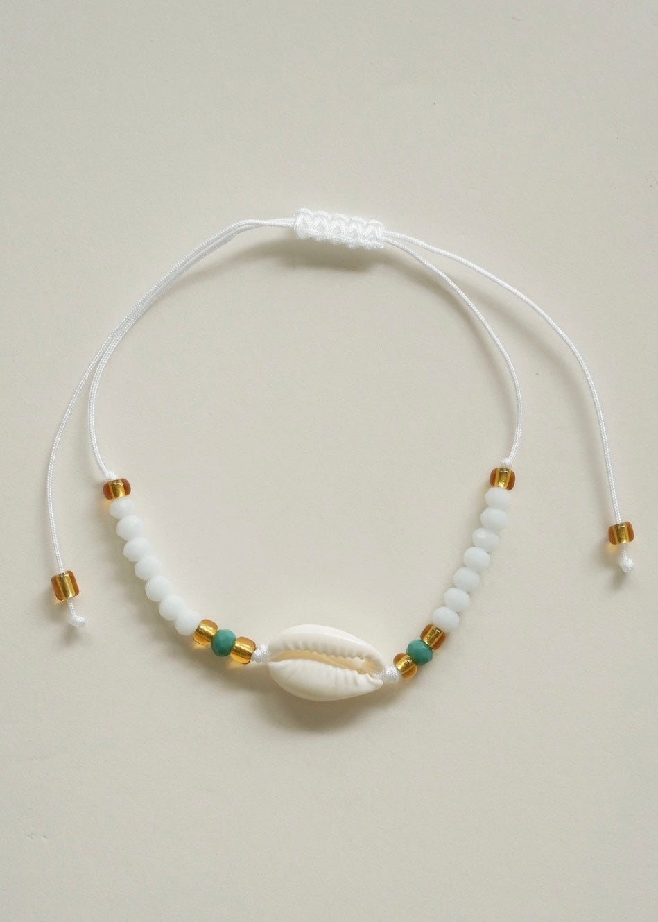 Chaîne de cheville MAEL blanc