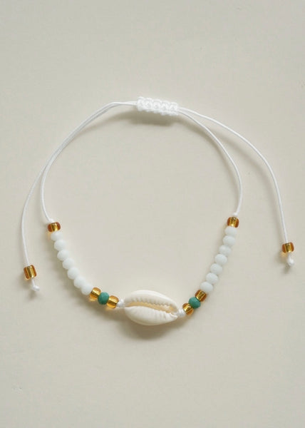 Chaîne de cheville MAEL blanc