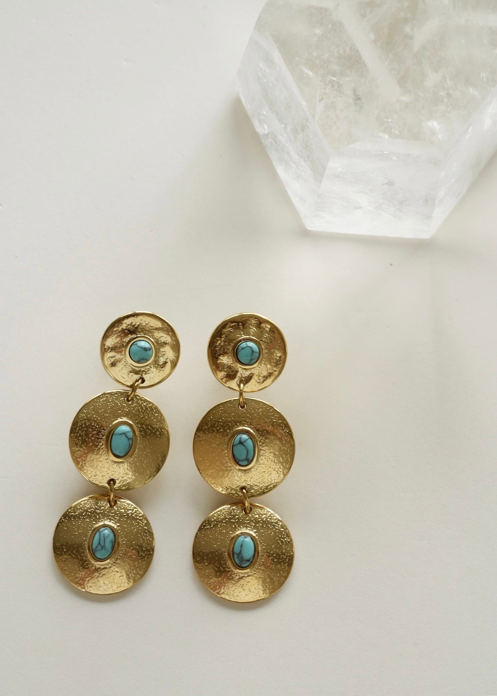 Boucles d'oreilles ELIO turquoise