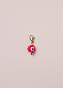 CHARM’S / PENDENTIF OEIL ROSE - Voguette Paris