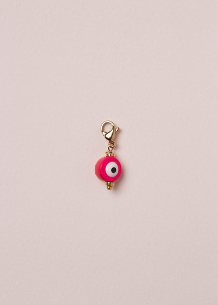 CHARM’S / PENDENTIF OEIL ROSE - Voguette Paris