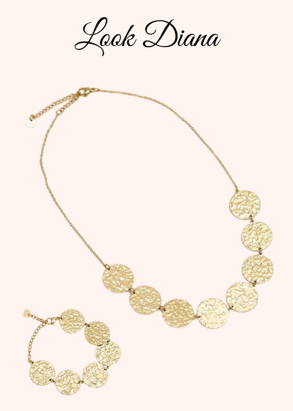 Look DIANA - Collier & Boucles d'oreilles - Voguette Paris
