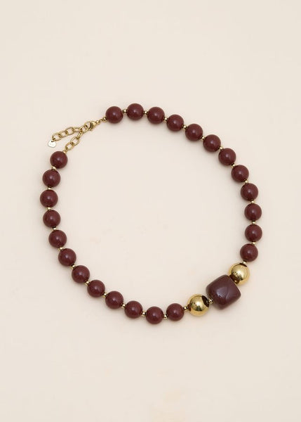 Collier ANDREA BORDEAUX