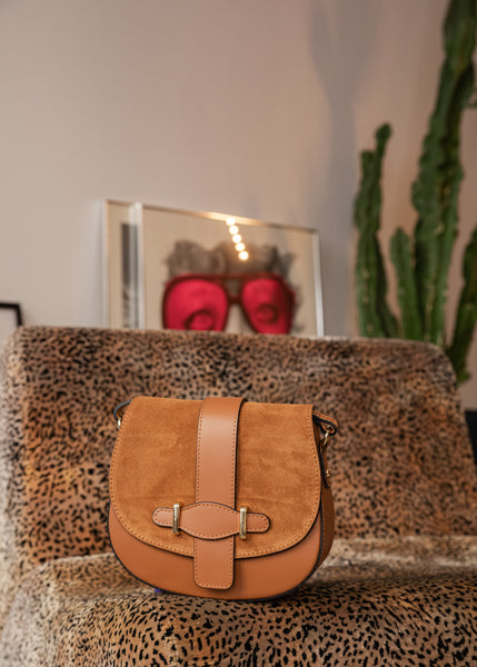 Sac CLARISSE cognac - Voguette Paris