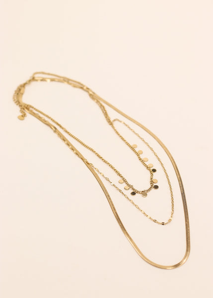Collier triple TINA - Voguette Paris