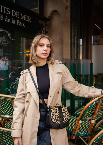 Sac CLARISSE léopard