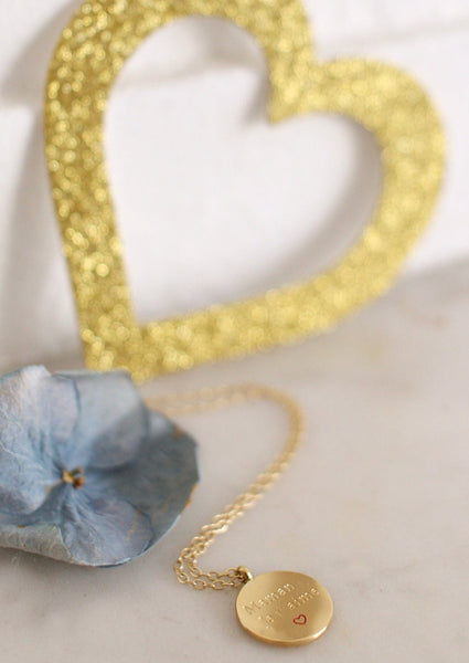 Collier MAMAN JE T'AIME - Voguette Paris