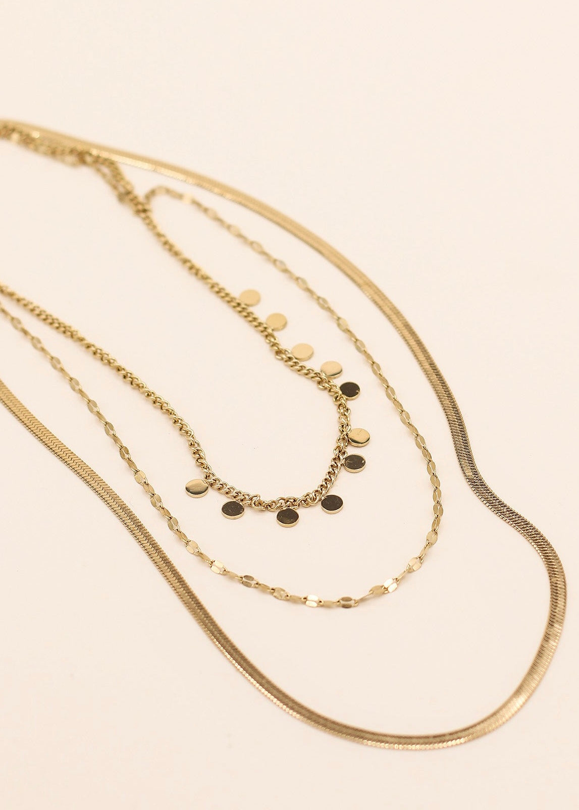 Collier triple TINA - Voguette Paris